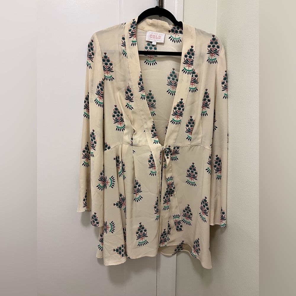 Relaxed Mini Robe Dress - Picture 2 of 4